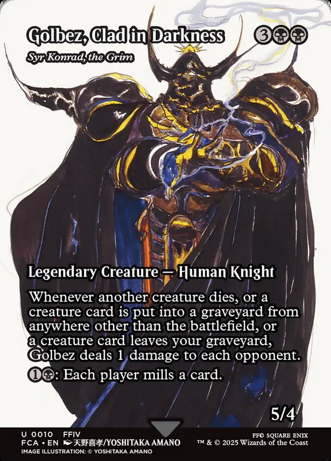 Golbez, Clad In Darkness Syr Konrad, the Grim (Showcase)