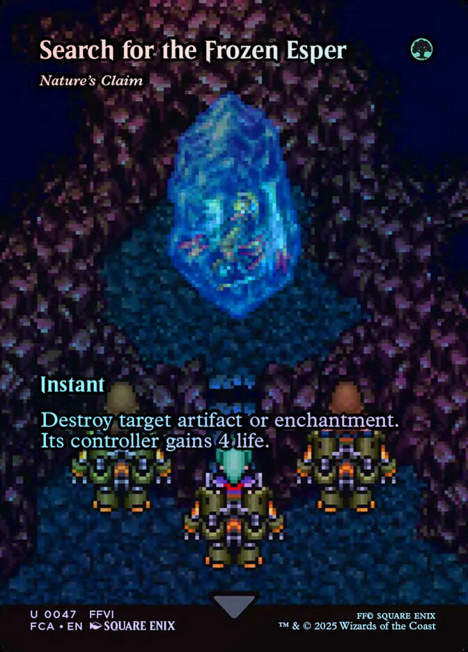 Search for the Frozen Esper Nature's Claim (Showcase) - Foil