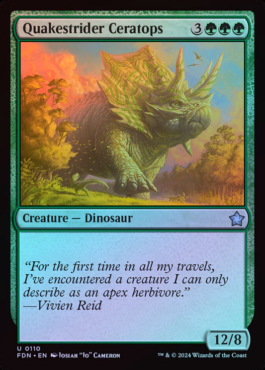 Quakestrider Ceratops - Foil