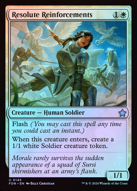 Resolute Reinforcements - Foil