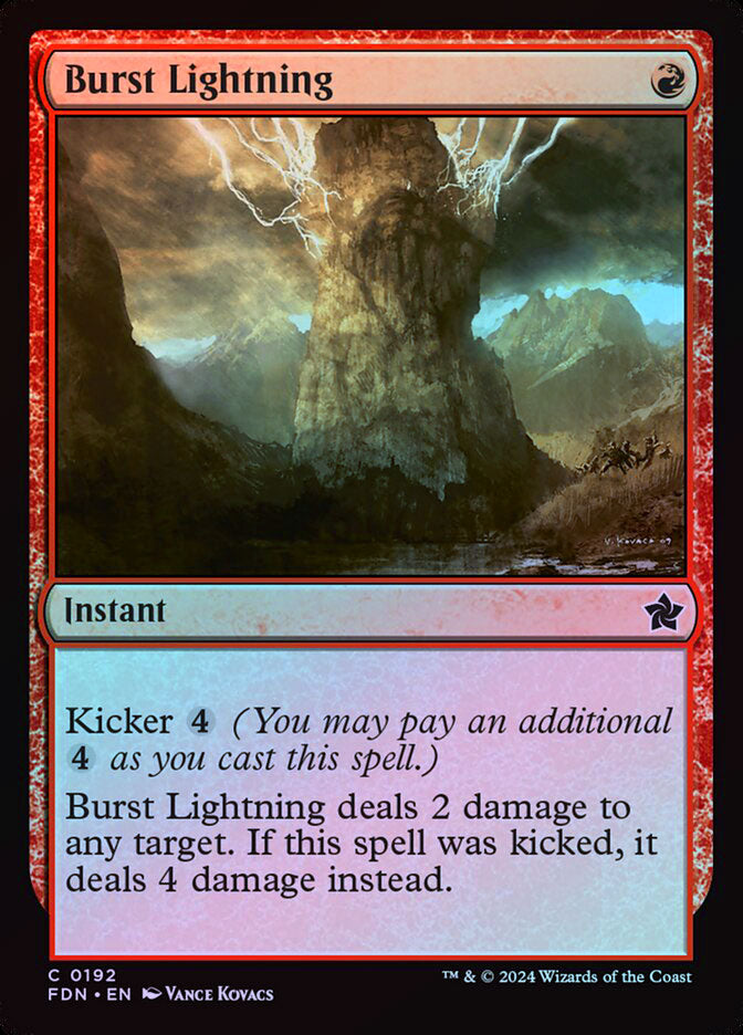 Burst Lightning - Foil