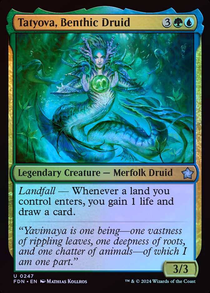 Tatyova, Benthic Druid - Foil