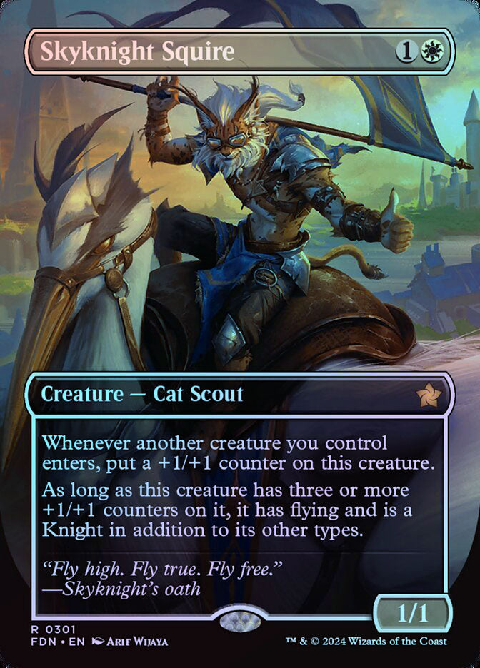 Skyknight Squire (Borderless) - Foil