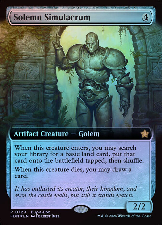 Solemn Simulacrum (Extended Art) - Foil