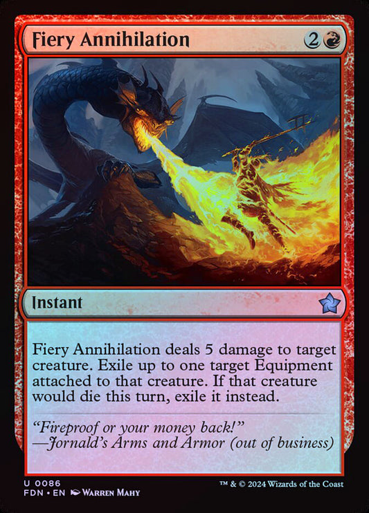 Fiery Annihilation - Foil