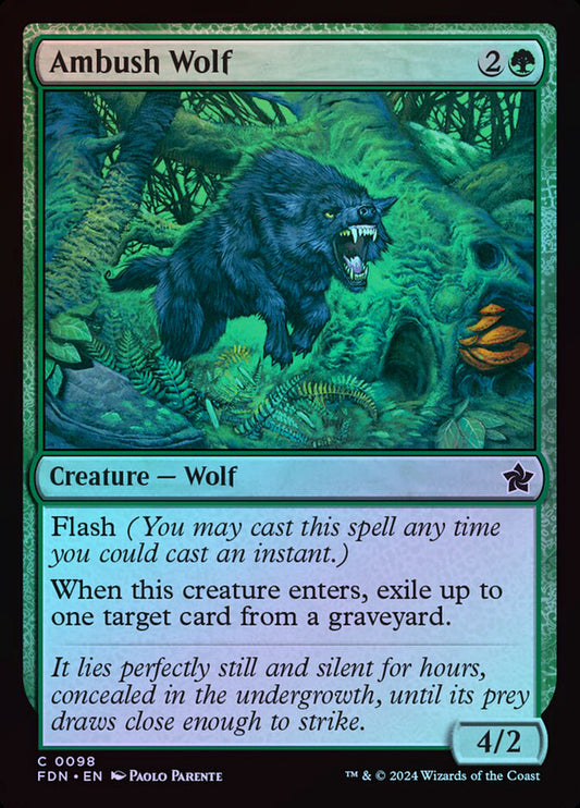 Ambush Wolf - Foil