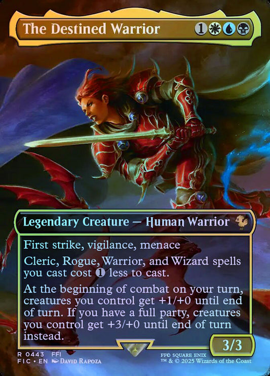 The Destined Warrior (Borderless) - Foil