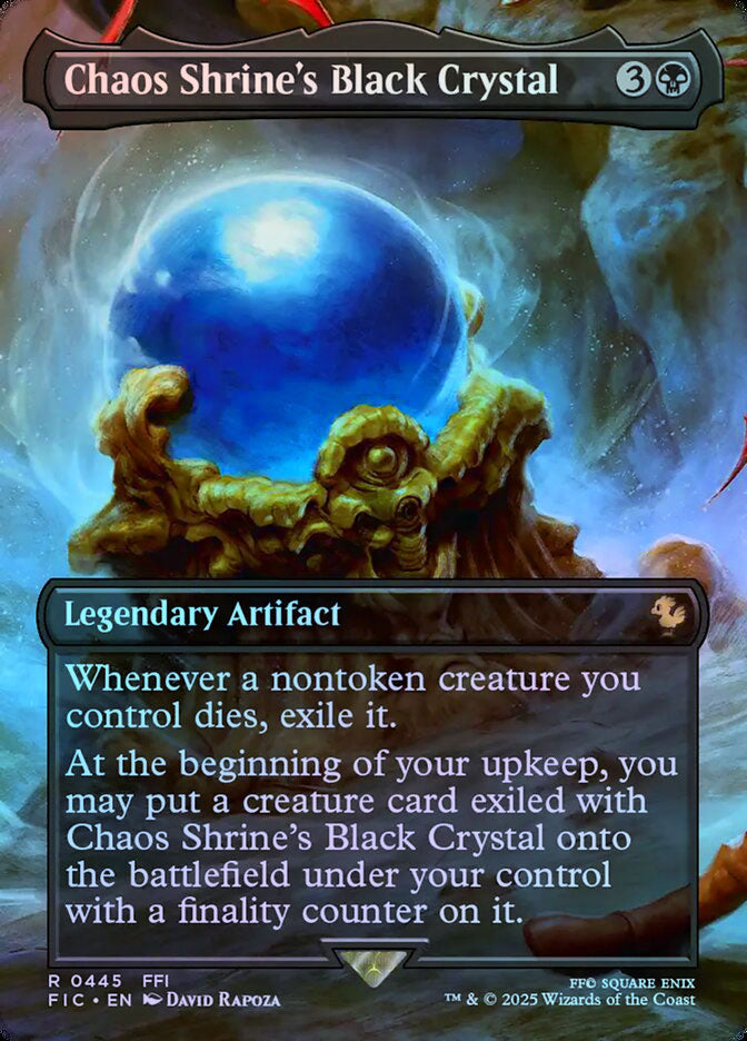 Chaos Shrine's Black Crystal (Borderless) - Foil