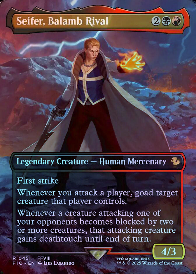 Seifer, Balamb Rival (Borderless) - Foil