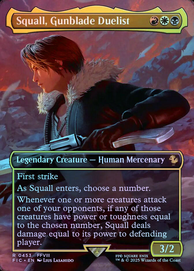 Squall, Gunblade Duelist (Borderless) - Foil