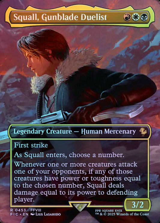 Squall, Gunblade Duelist (Borderless) - Foil
