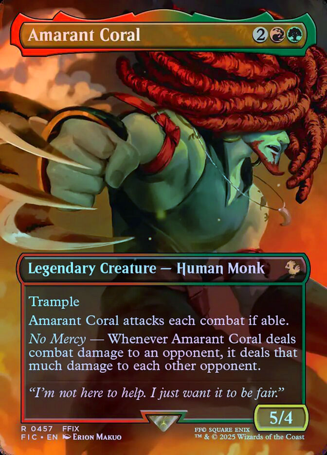 Amarant Coral (Borderless) - Foil
