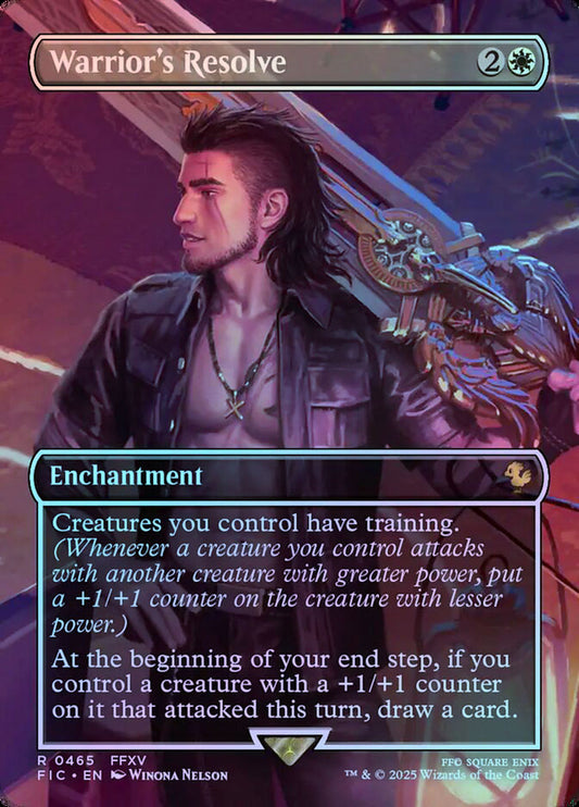 Warrior's Resolve (Borderless) - Foil