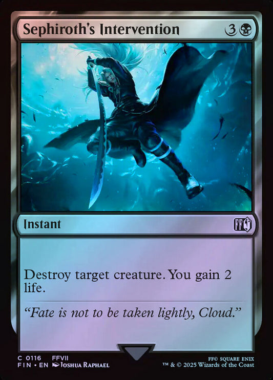 Sephiroth's Intervention - Foil