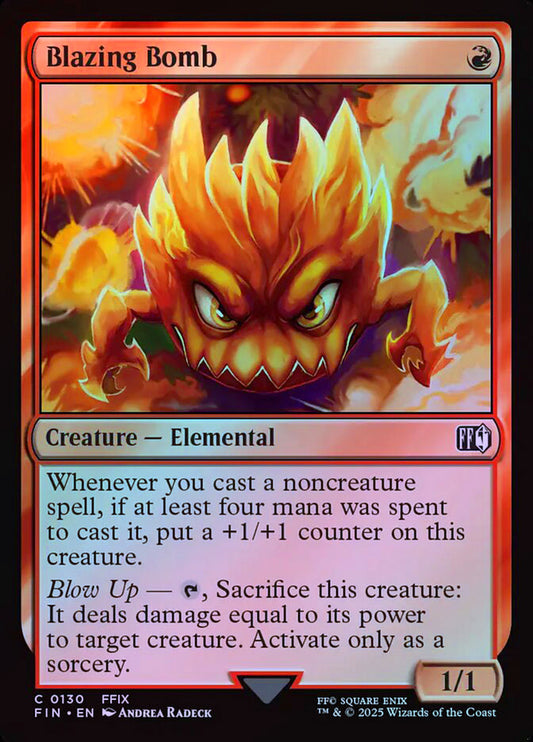 Blazing Bomb - Foil