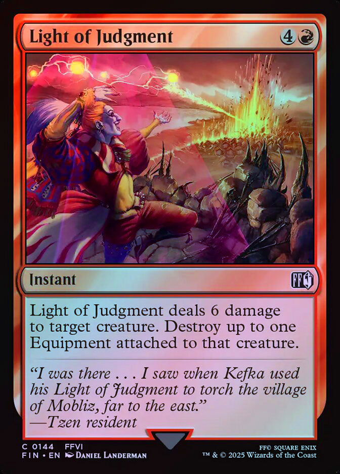 Light of Judgment - Foil