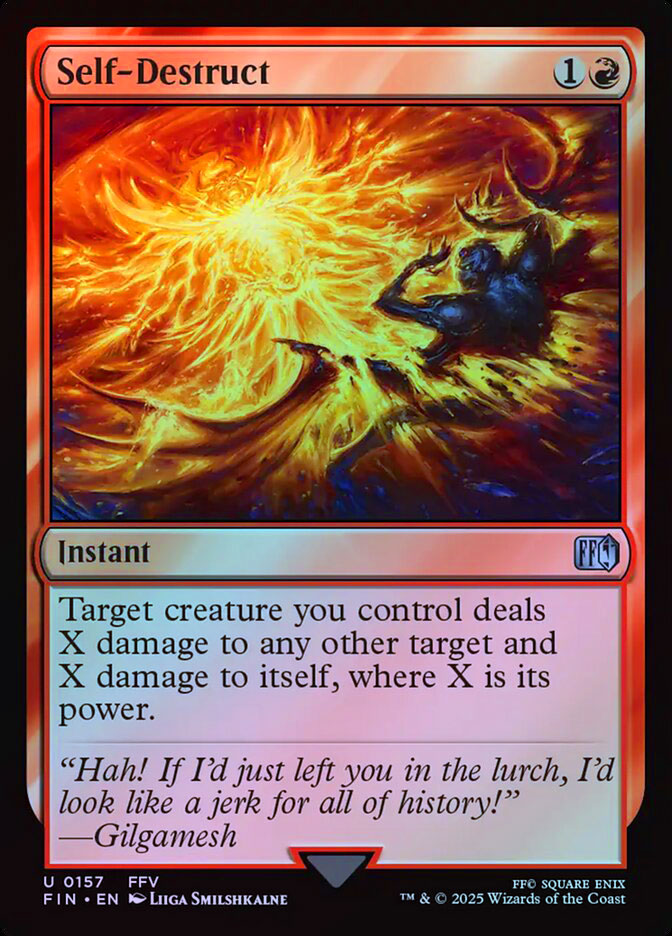 Self-Destruct - Foil