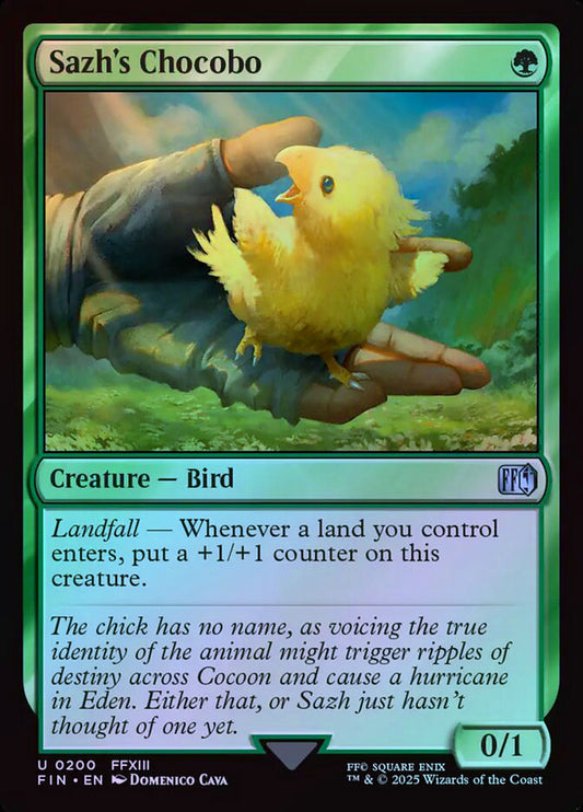 Sazh's Chocobo - Foil