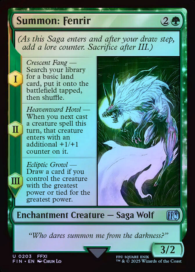 Summon: Fenrir - Foil