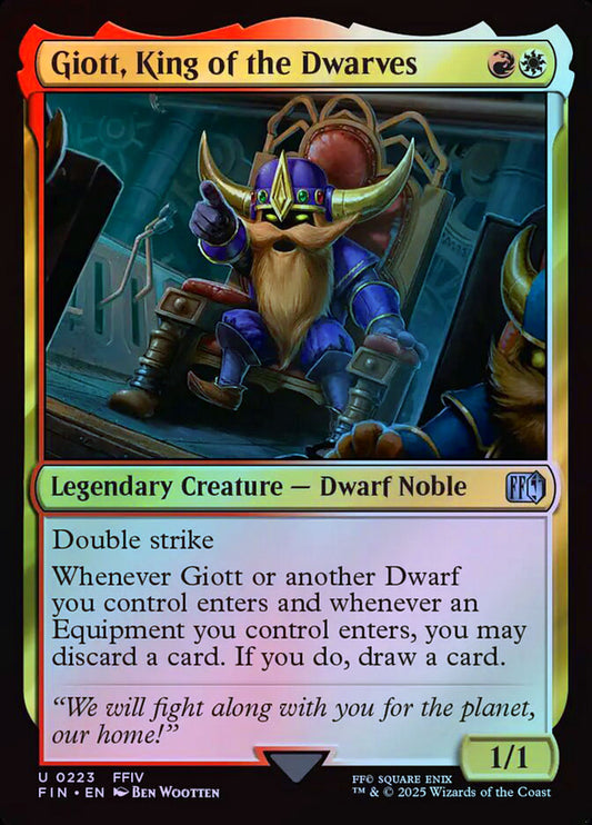 Giott, King of the Dwarves - Foil
