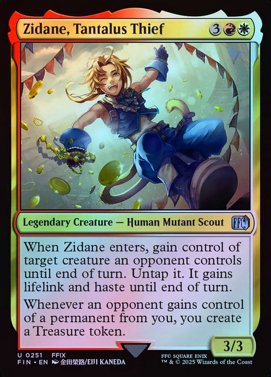 Zidane, Tantalus Thief - Foil