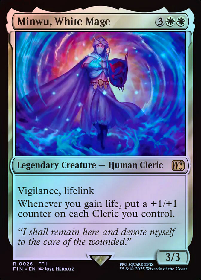 Minwu, White Mage - Foil
