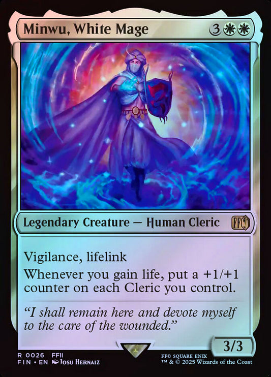 Minwu, White Mage - Foil