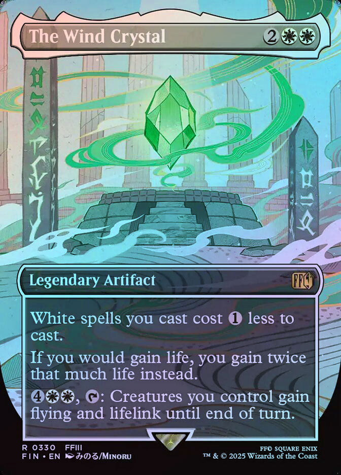 The Wind Crystal (Borderless) - Foil