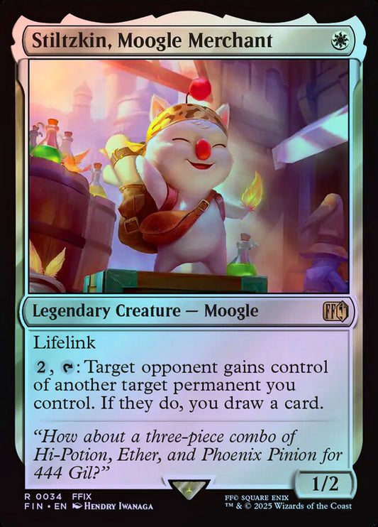 Stiltzkin, Moogle Merchant - Foil