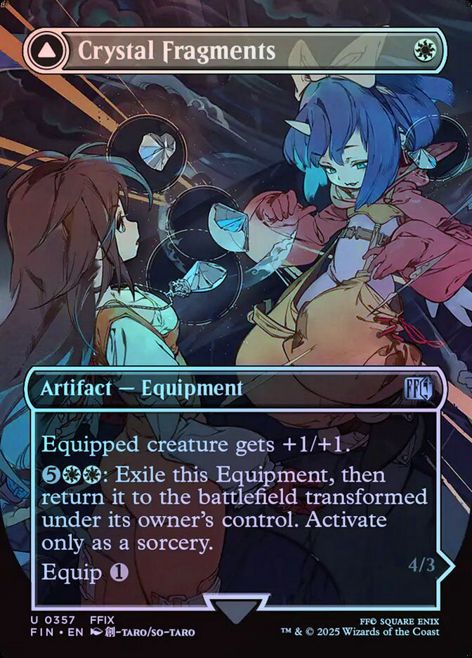 Crystal Fragments (Borderless) - Foil