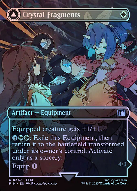 Crystal Fragments (Borderless) - Foil