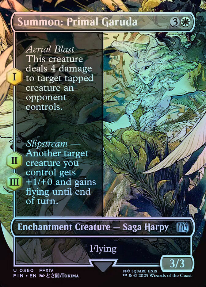 Summon: Primal Garuda (Borderless) - Foil
