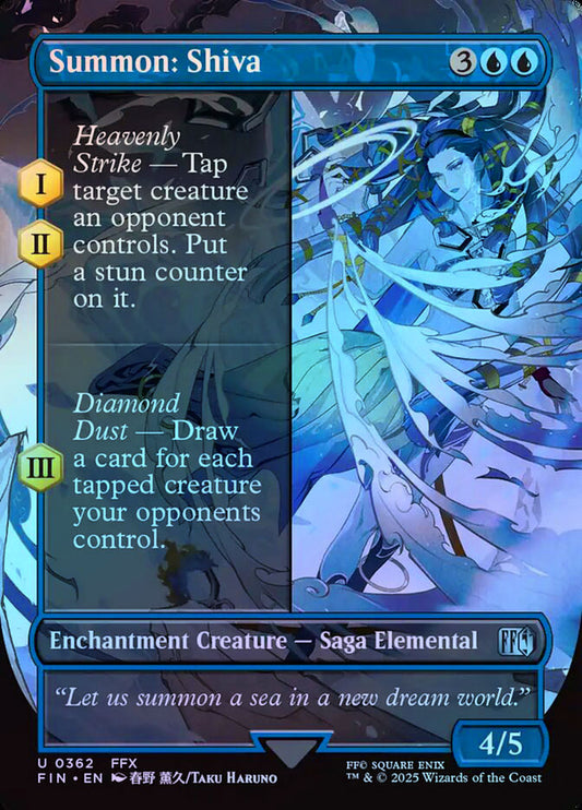 Summon: Shiva (Borderless) - Foil