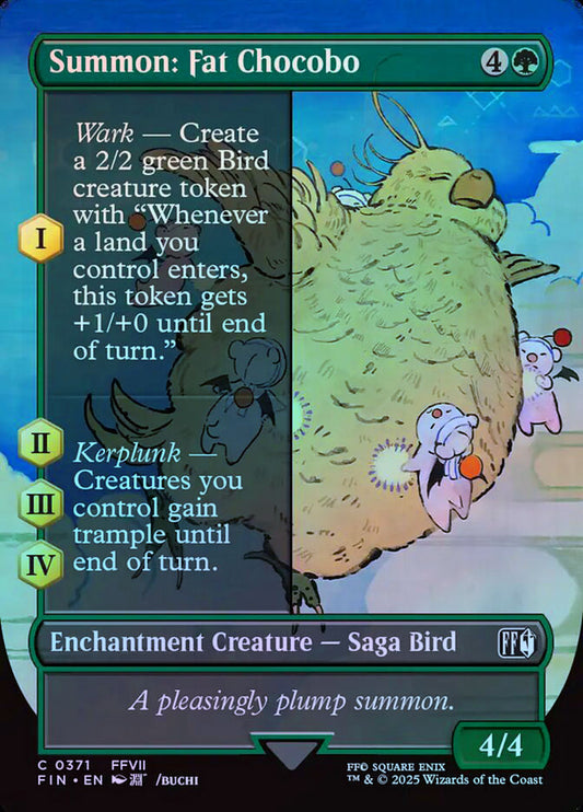 Summon: Fat Chocobo (Borderless) - Foil