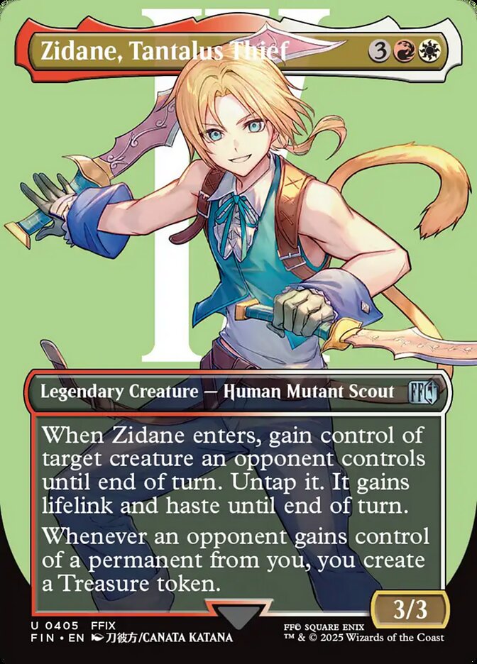 Zidane, Tantalus Thief (Borderless)