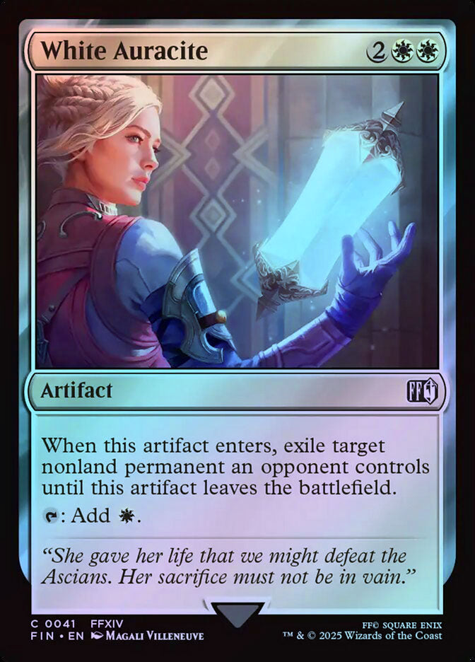 White Auracite - Foil