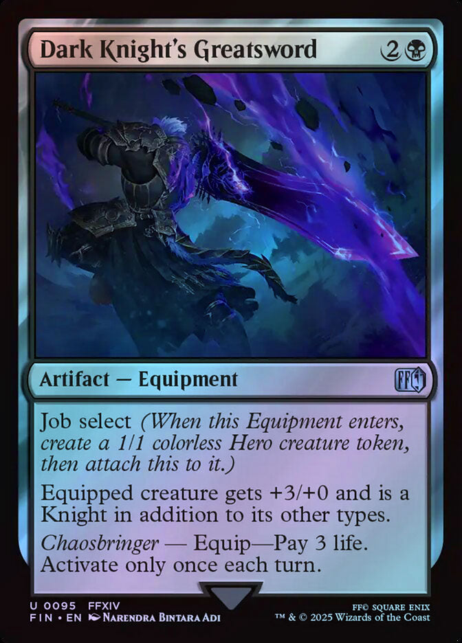 Dark Knight's Greatsword - Foil