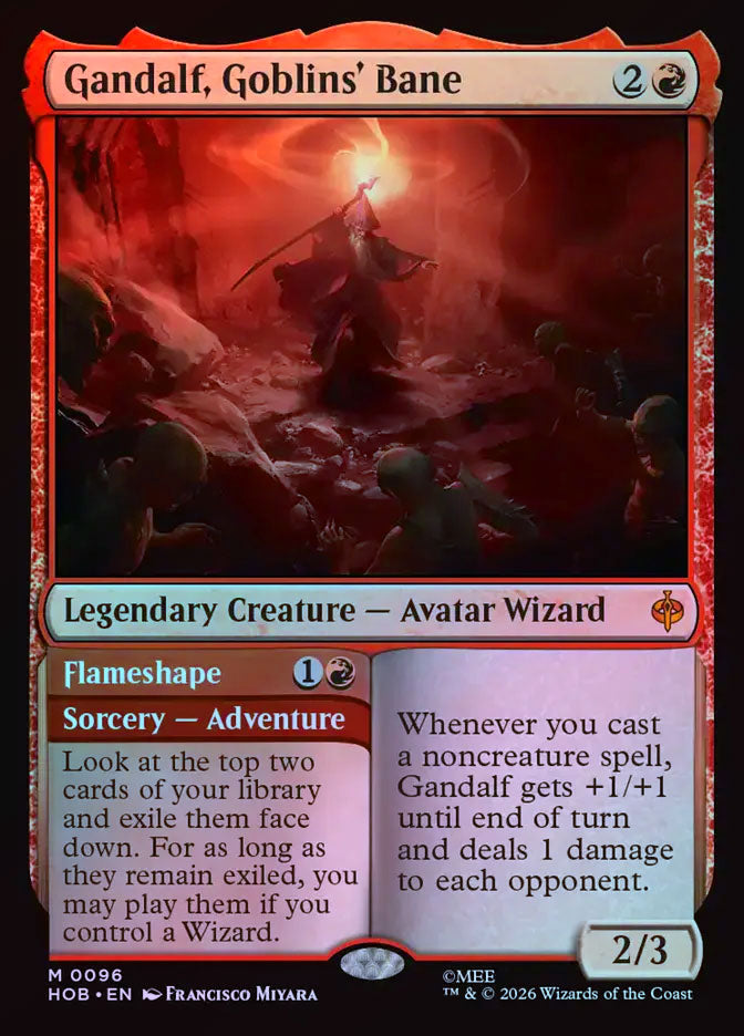 Gandalf, Goblins' Bane // Flameshape - Foil