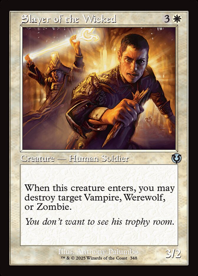Slayer of the Wicked (Retro Frame)