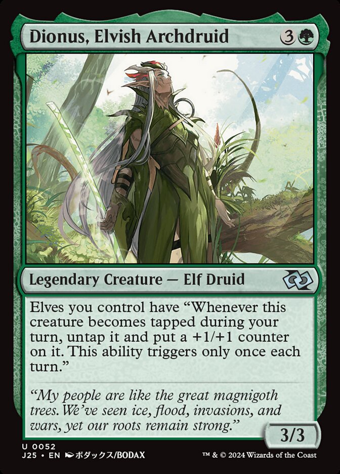 Dionus, Elvish Archdruid (Anime)