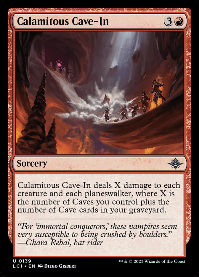 Calamitous Cave-In