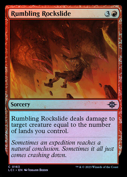Rumbling Rockslide - Foil