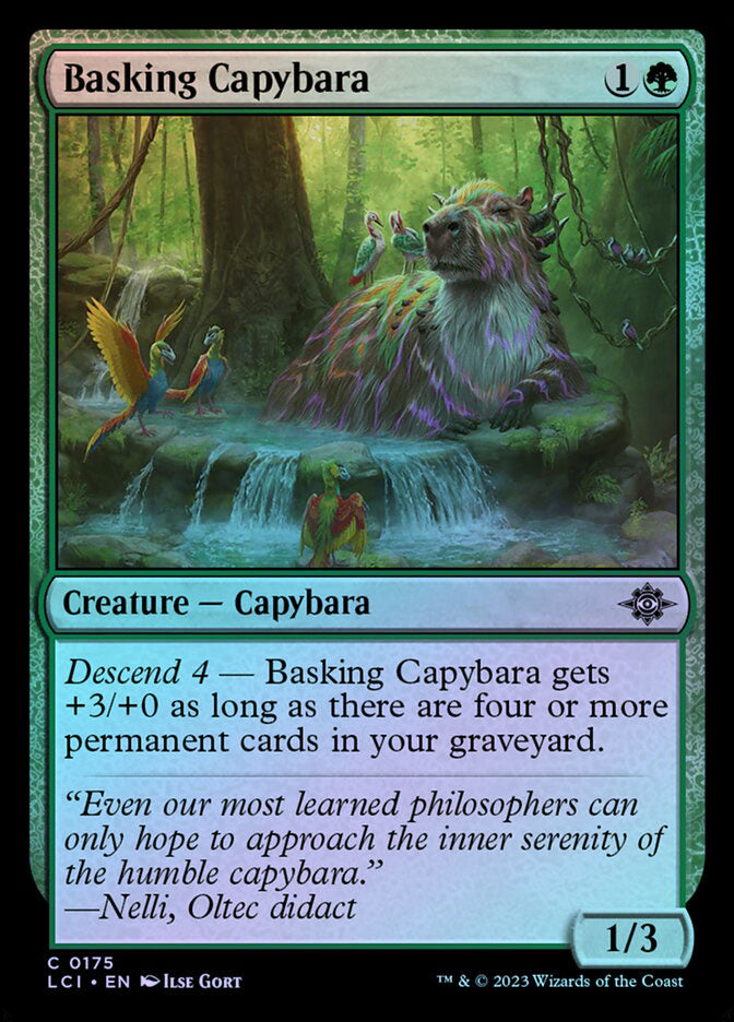 Basking Capybara - Foil