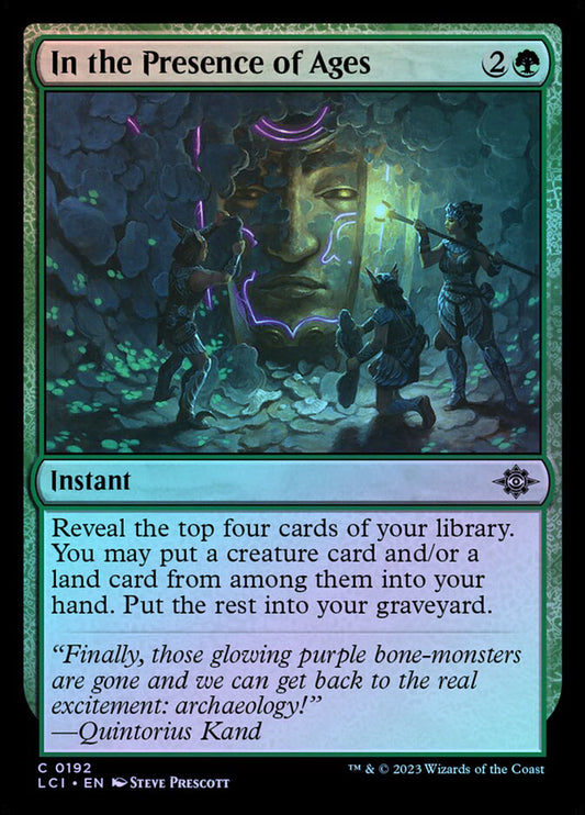 In the Presence of Ages - Foil