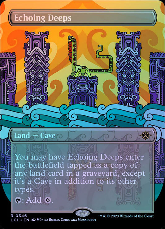 Echoing Deeps (Borderless) - Foil