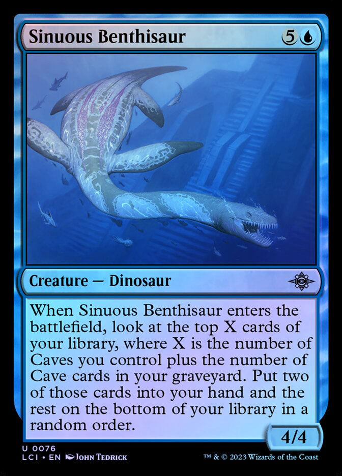 Sinuous Benthisaur - Foil