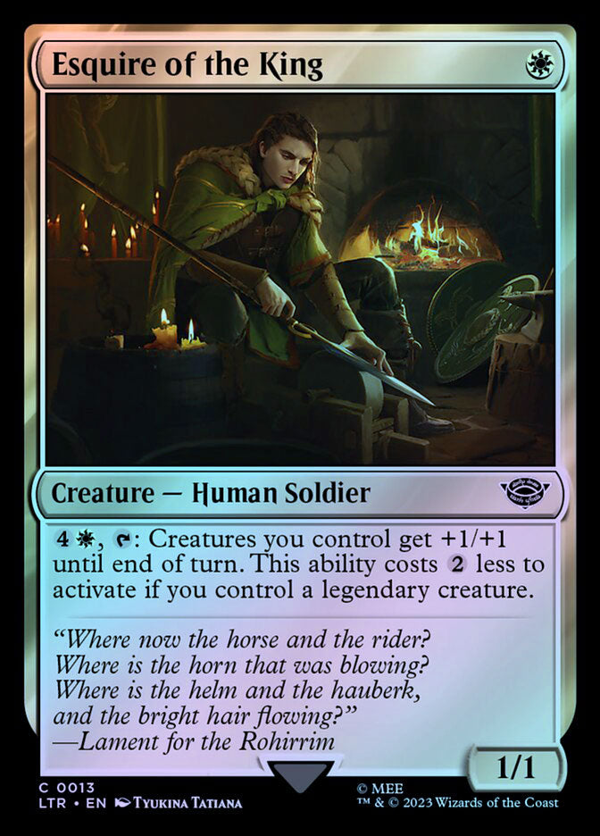 Esquire of the King - Foil