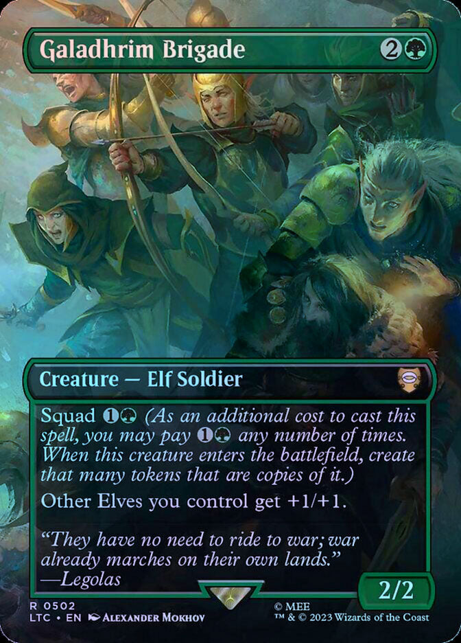 Galadhrim Brigade (Borderless) - Foil