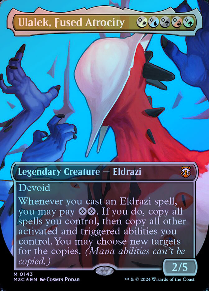 Ulalek, Fused Atrocity (Borderless) - Ripple Foil