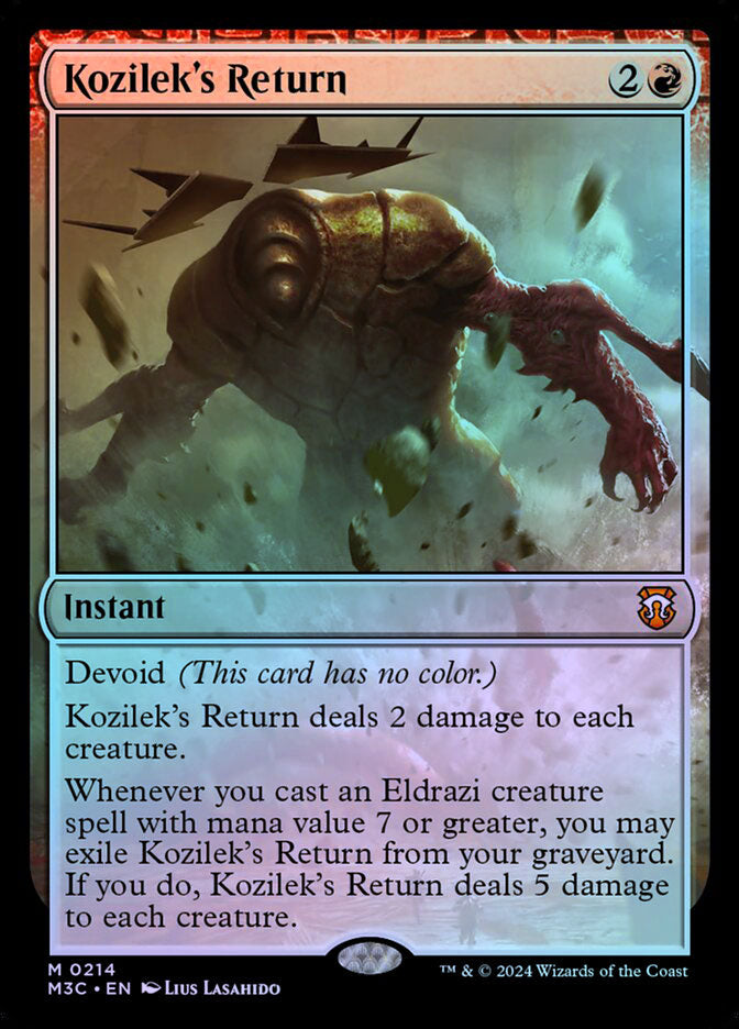 Kozilek's Return - Ripple Foil